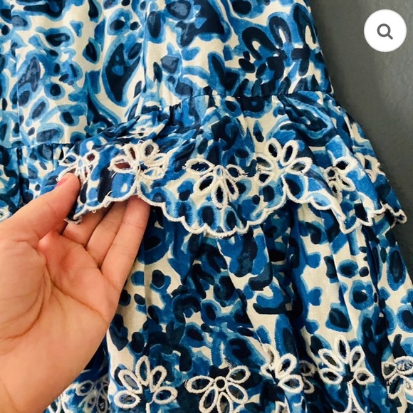 House of Harlow 1960 Melba Blue Skirt Size Medium NWT - Picture 3 of 4